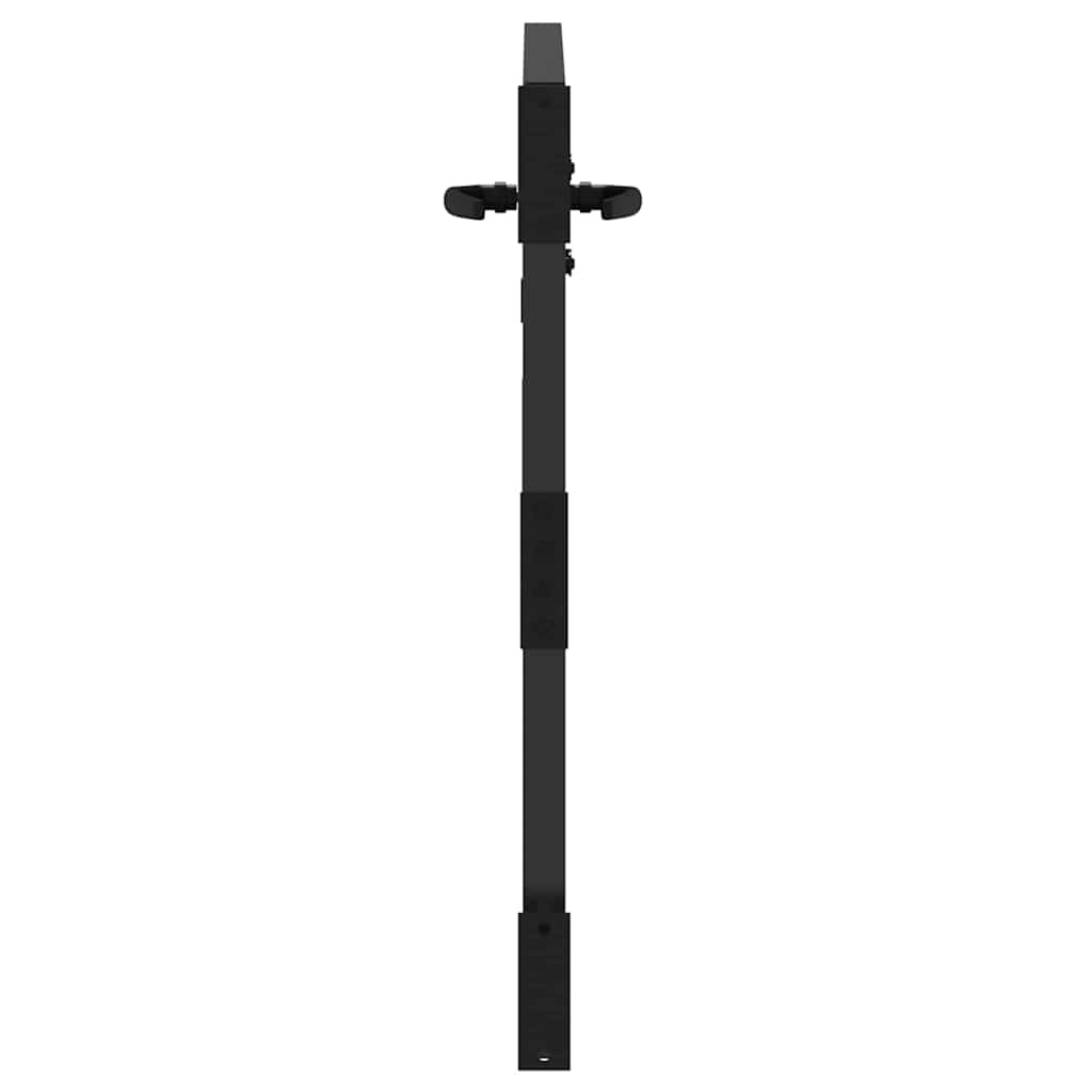 vidaXL Πύλη Κήπου Μαύρο 85 x 100 cm Ατσάλι με Επικάλυψη Πούδρας