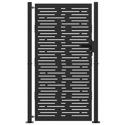 vidaXL Πύλη Κήπου, Πύλη Κήπου 105x75 εκ. Σιδηροκορτών Τετράγωνη Σχεδίαση