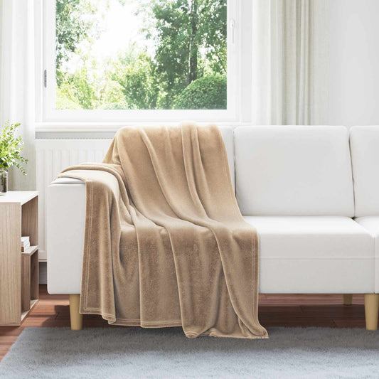 vidaXL Κουβέρτα Καμηλοπάρδαλη 130 x 150 cm Μαλλί