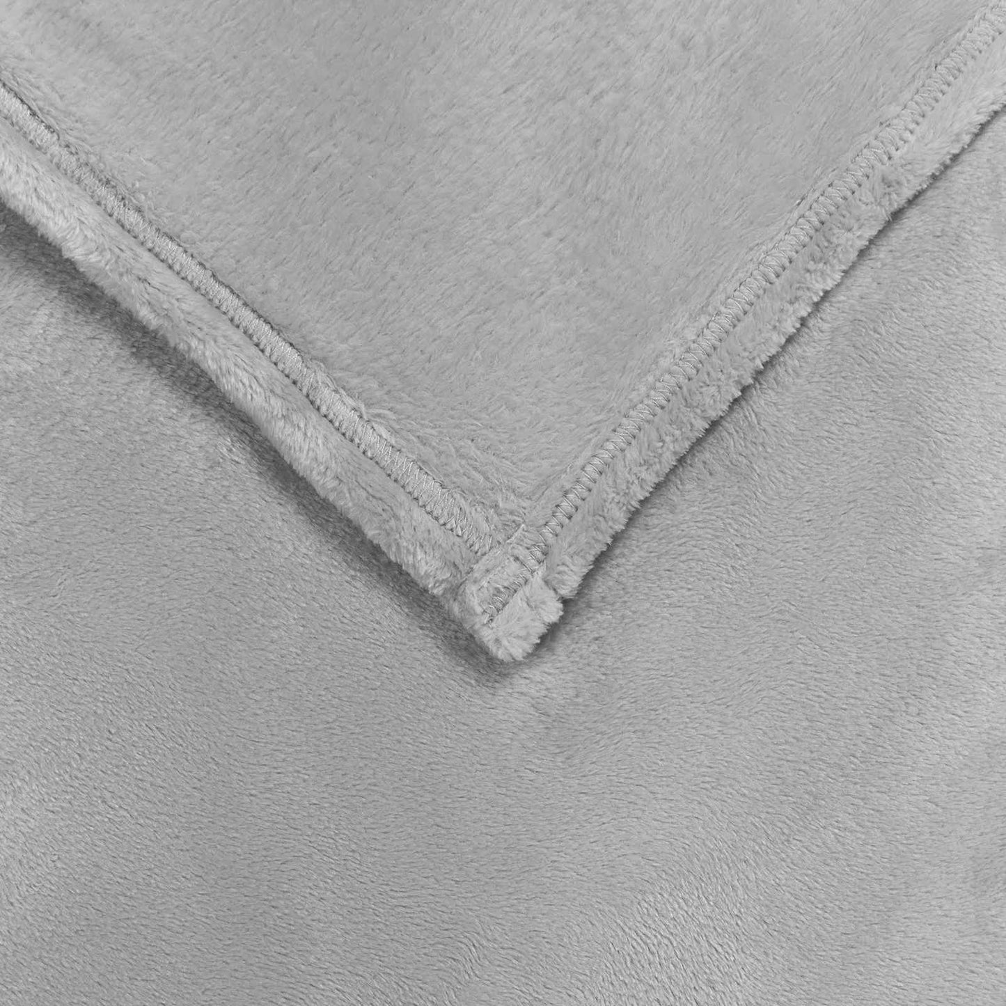 vidaXL Κουβέρτα Γκρι 130 x 150 cm Μαλλί