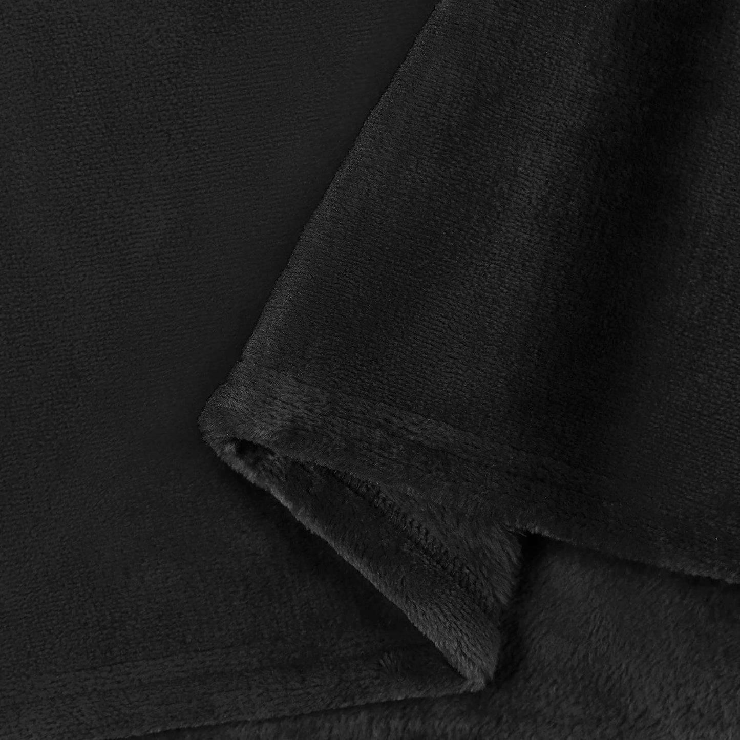 vidaXL Κουβέρτα Μαύρο 150 x 200 cm Μαλλί