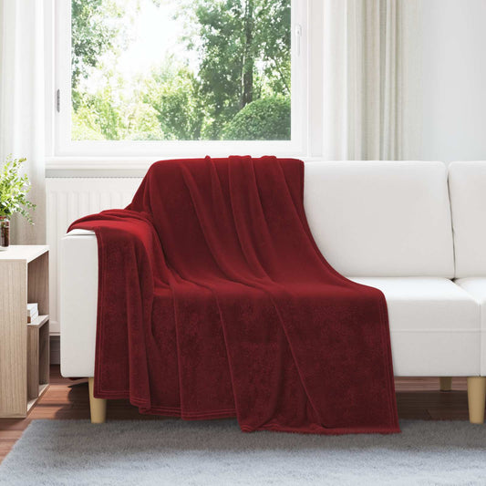 vidaXL Κουβέρτα Βεραμάν Κόκκινο 150 x 200 cm Μαλλί