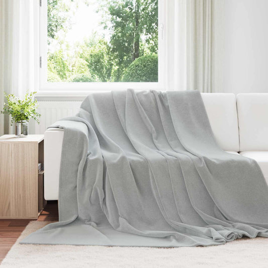 vidaXL Ριχτάρια 6 pcs Γκρι 220 x 240 cm Μαλλί
