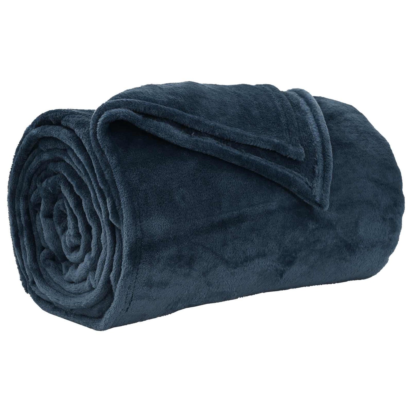 vidaXL Ριχτάρια 6 pcs Σκούρο μπλε 130 x 150 cm Μαλλί