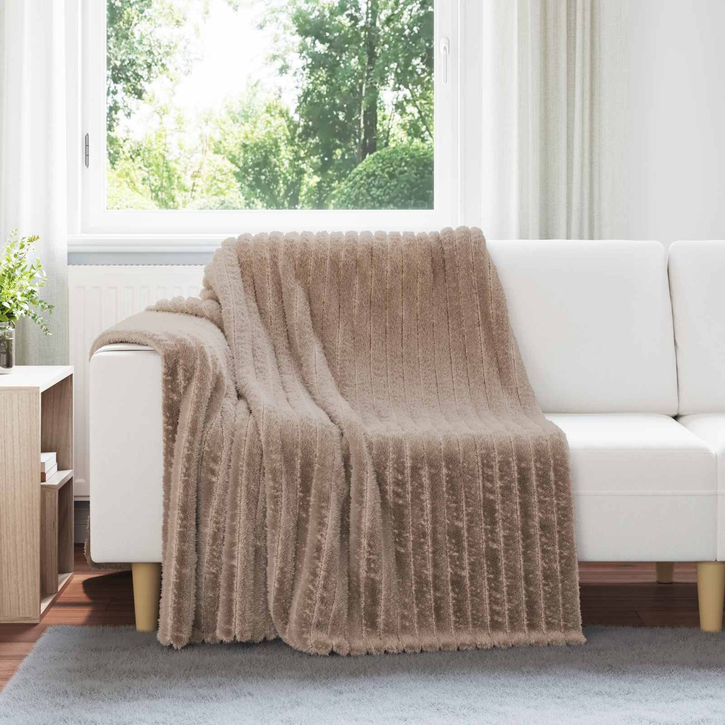 vidaXL Ριχτάρι Καμηλοπάρδαλη 200 x 150 cm 0.8 kg Μαλλί