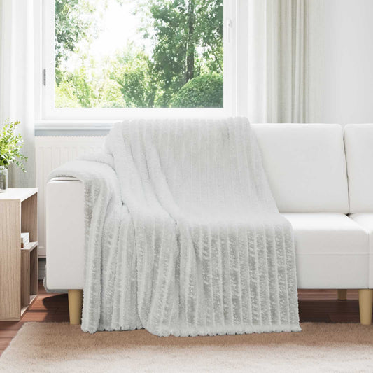 vidaXL Κουβέρτα Γκρι 200 x 150 cm Μαλλί