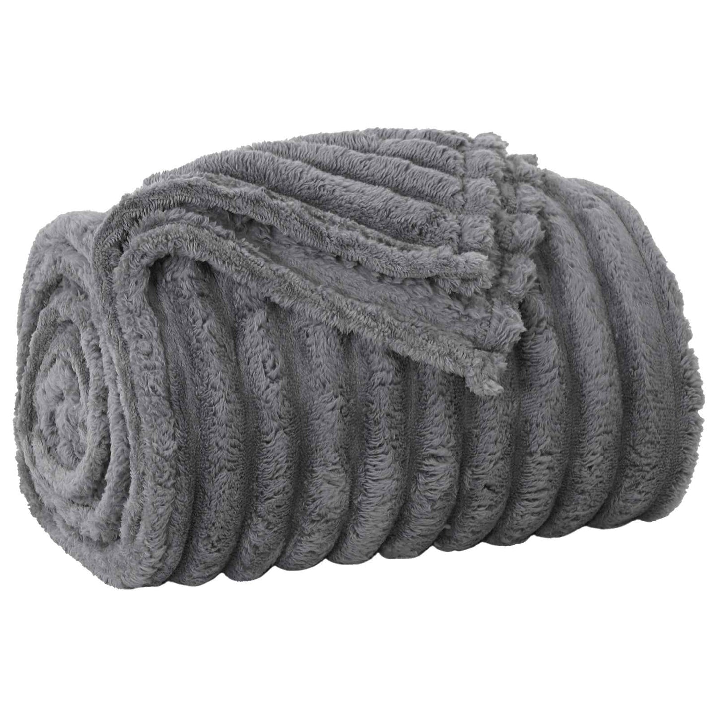 vidaXL Ριχτάρια 6 τμχ. Σκούρο Γκρι 150 x 130 εκ 2.85 kg Μαλλί