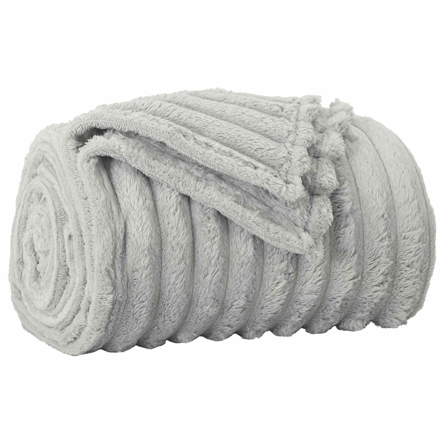 vidaXL Ριχτάρια 6 τμχ. Γκρι 240 x 220 cm 8.76 kg Μαλλί
