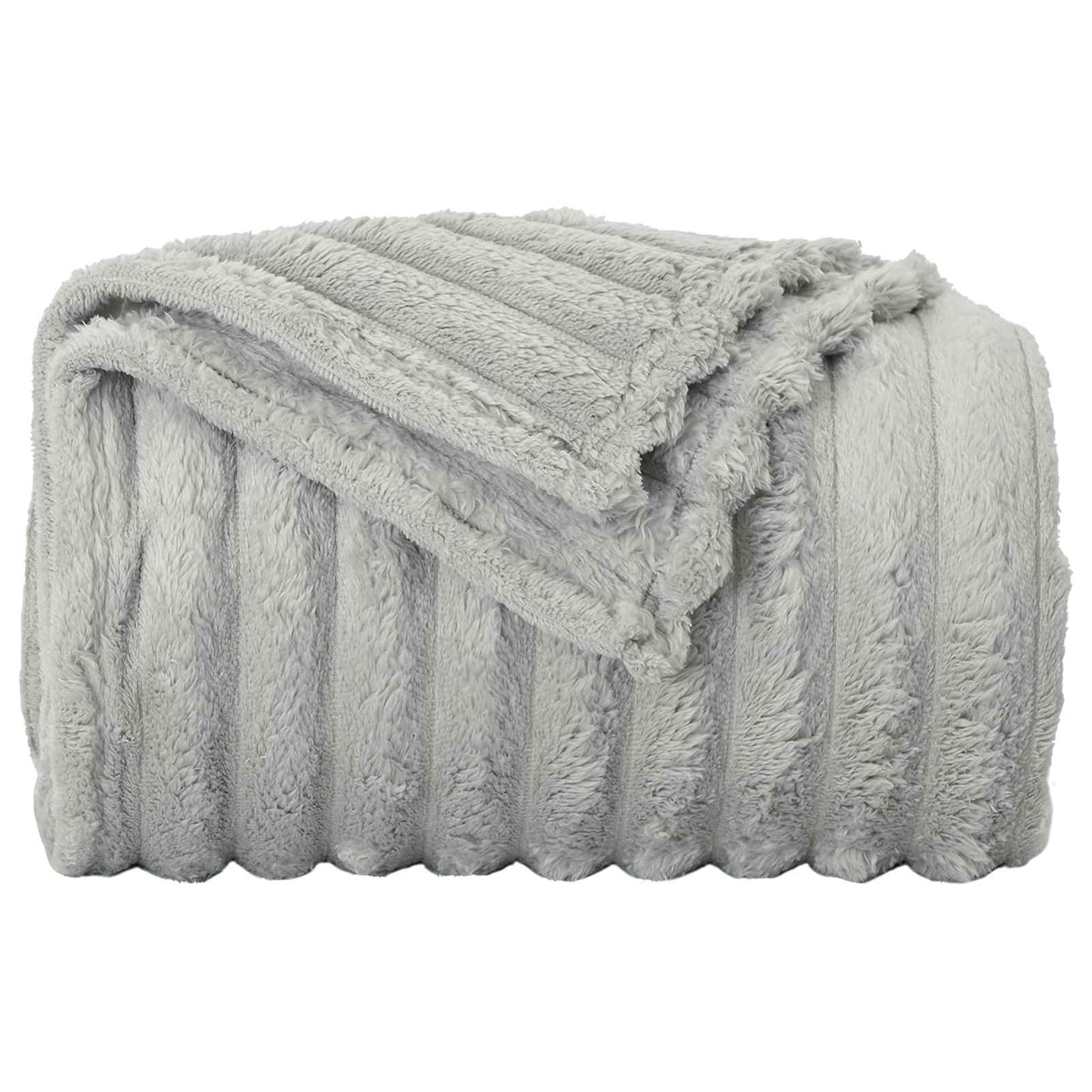 vidaXL Ριχτάρια 6 τμχ. Γκρι 240 x 220 cm 8.76 kg Μαλλί