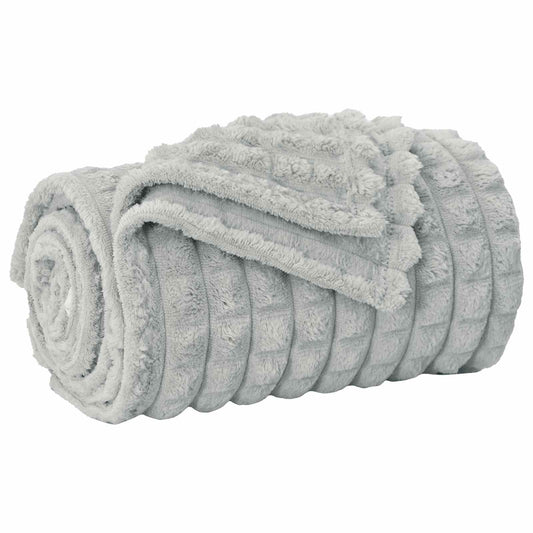 vidaXL Κουβέρτα Γκρι 240 x 220 cm Μαλλί