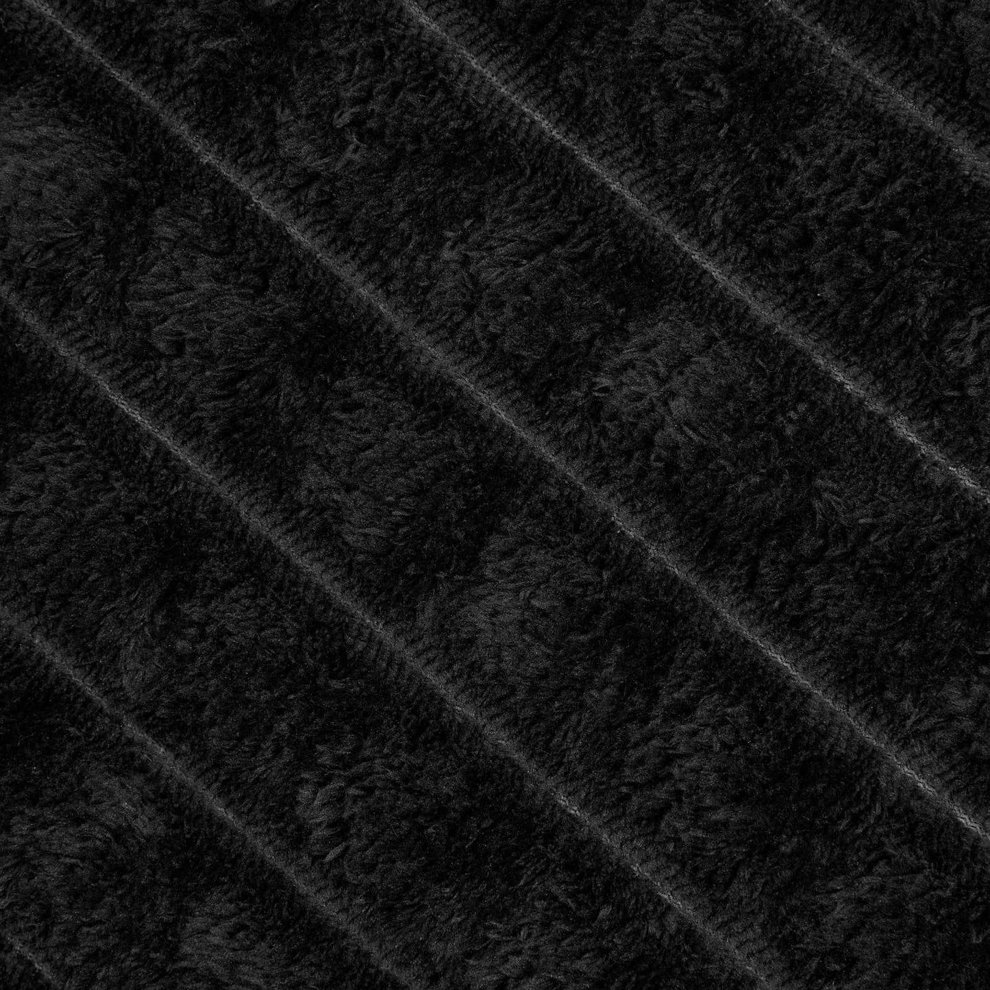 vidaXL Κουβέρτα Μαύρο 200 x 150 cm Μαλλί