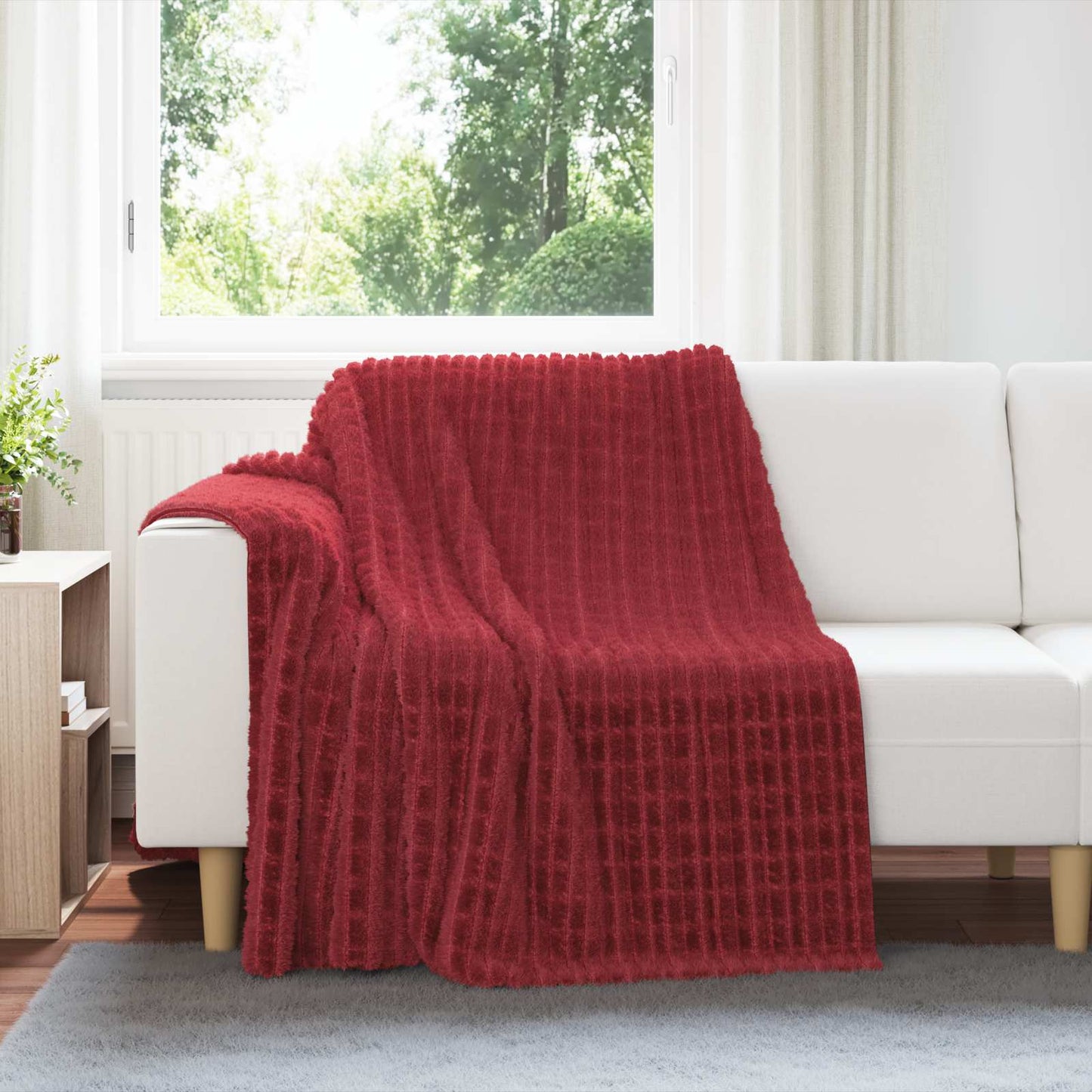 vidaXL Ριχτάρια 6 τμχ. Βεραμάν Κόκκινο 200 x 150 cm 4.5 Μαλλί