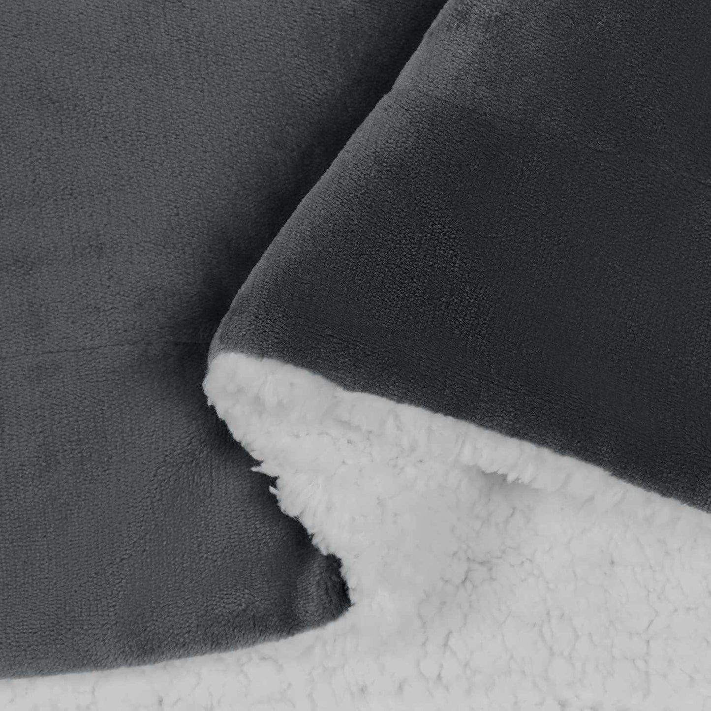 vidaXL Κουβέρτα Σκούρο Γκρι 150 x 200 cm Μαλλί
