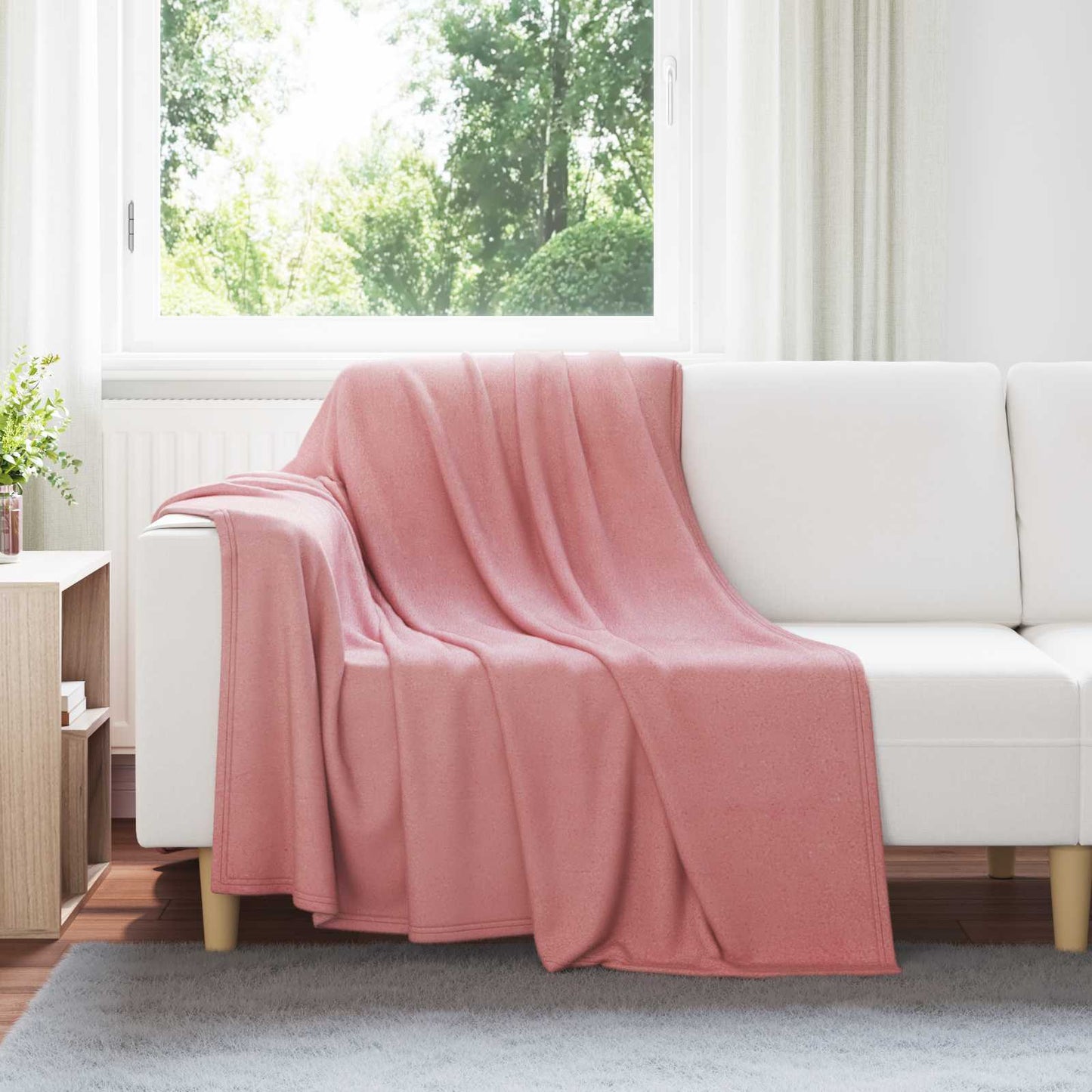 vidaXL Ριχτάρια 6 τμχ. Ροζ 200 x 150 cm 2.52 Μαλλί