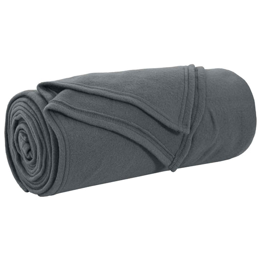 vidaXL Ριχτάρια 24 pcs Σκούρο Γκρι 170 x 130 εκ. Μαλλί
