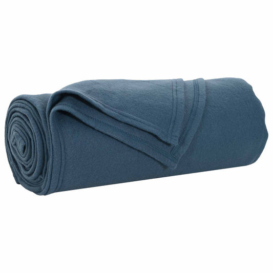vidaXL Ριχτάρια 24 τμχ. Σκούρο μπλε 270 x 240 cm 22.56 kg Μαλλί