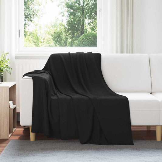 vidaXL Ριχτάρια 24 τμχ. Μαύρο 200 x 150 cm 10.08 kg Μαλλί