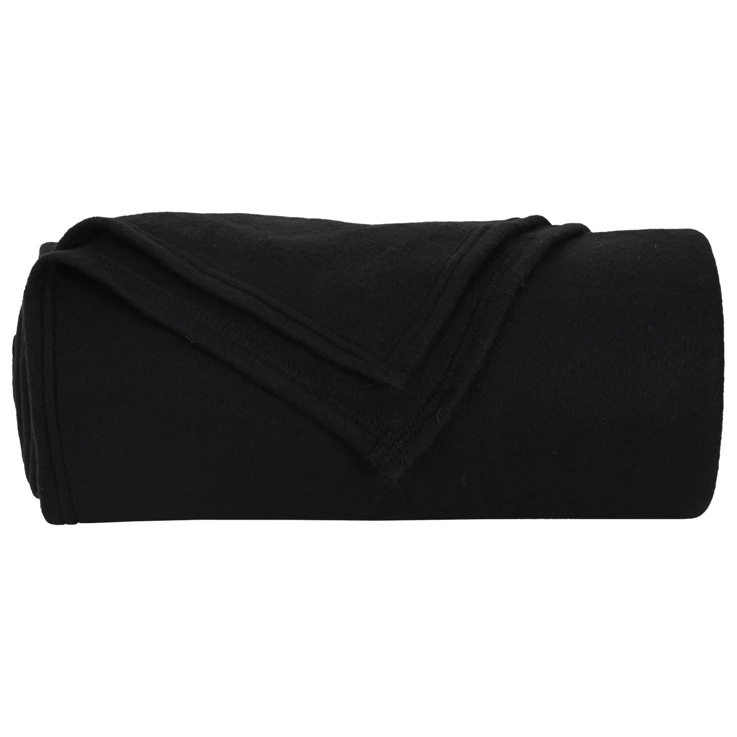 vidaXL Ριχτάρια 24 pcs Μαύρο 240 x 220 cm Μαλλί