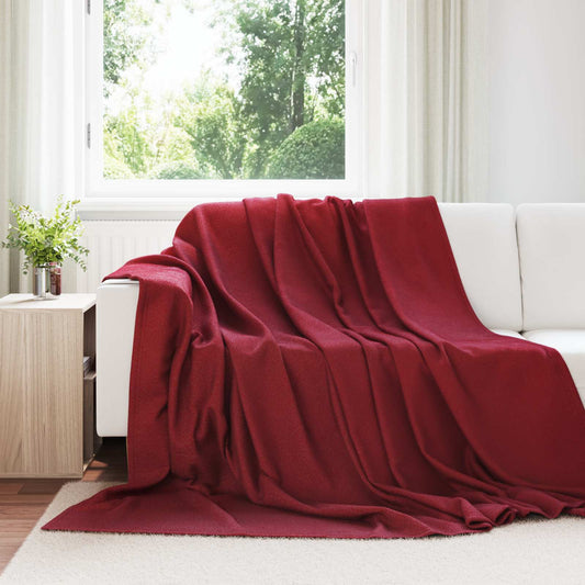 vidaXL Ριχτάρια 24 pcs Βεραμάν Κόκκινο 270 x 240 cm Μαλλί
