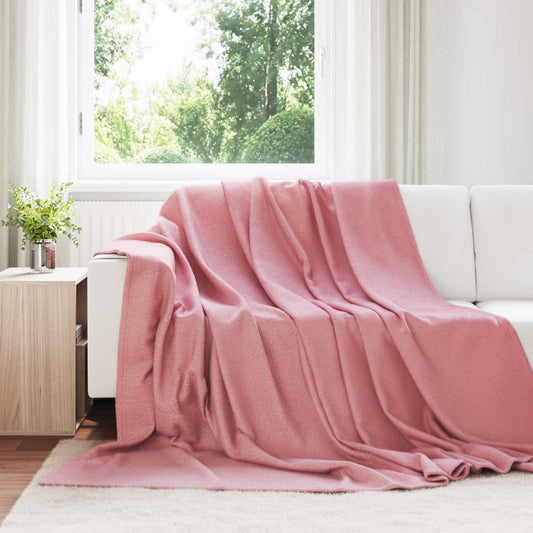 vidaXL Ριχτάρια 24 pcs Ροζ 270 x 240 cm Μαλλί