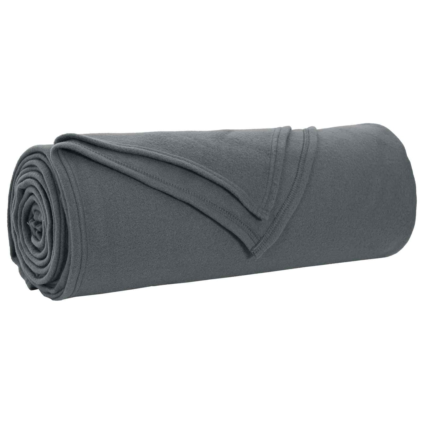 vidaXL Κουβέρτα Σκούρο Γκρι 210 x 140 εκ Μαλλί