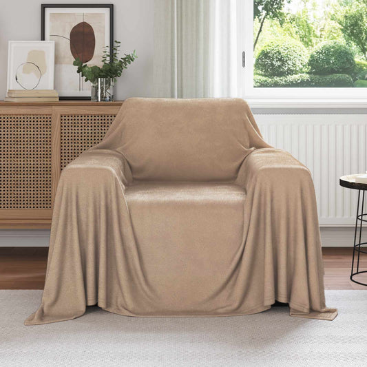 vidaXL Ριχτάρια 6 pcs Καμηλοπάρδαλη 210 x 140 εκ Μαλλί