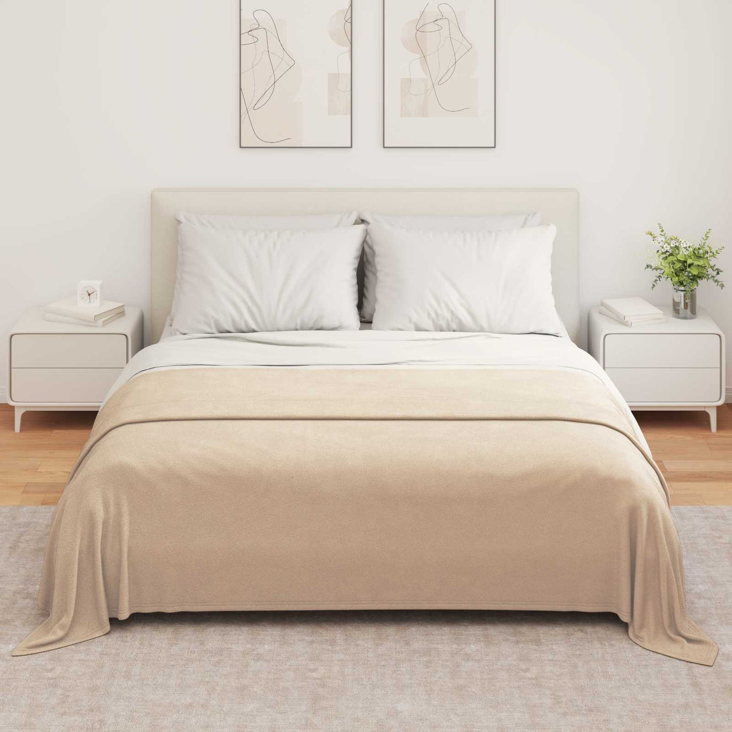 vidaXL Ριχτάρια 6 pcs Καμηλοπάρδαλη 280 x 210 εκ. Μαλλί