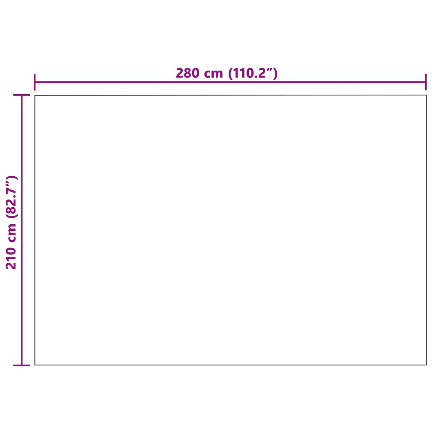 vidaXL Ριχτάρια 6 pcs Καμηλοπάρδαλη 280 x 210 εκ. Μαλλί