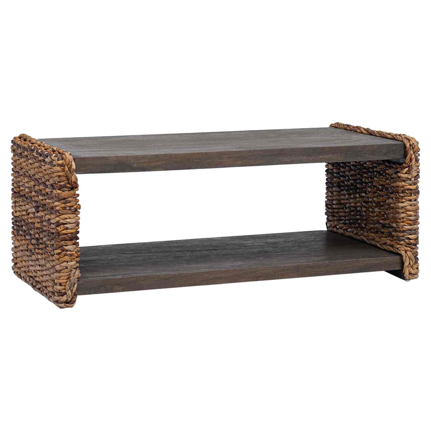 vidaXL Τραπεζάκι σαλονιού Φυσικό 90 x 45 x 35 cm Στερεό ξύλο Μαόνι