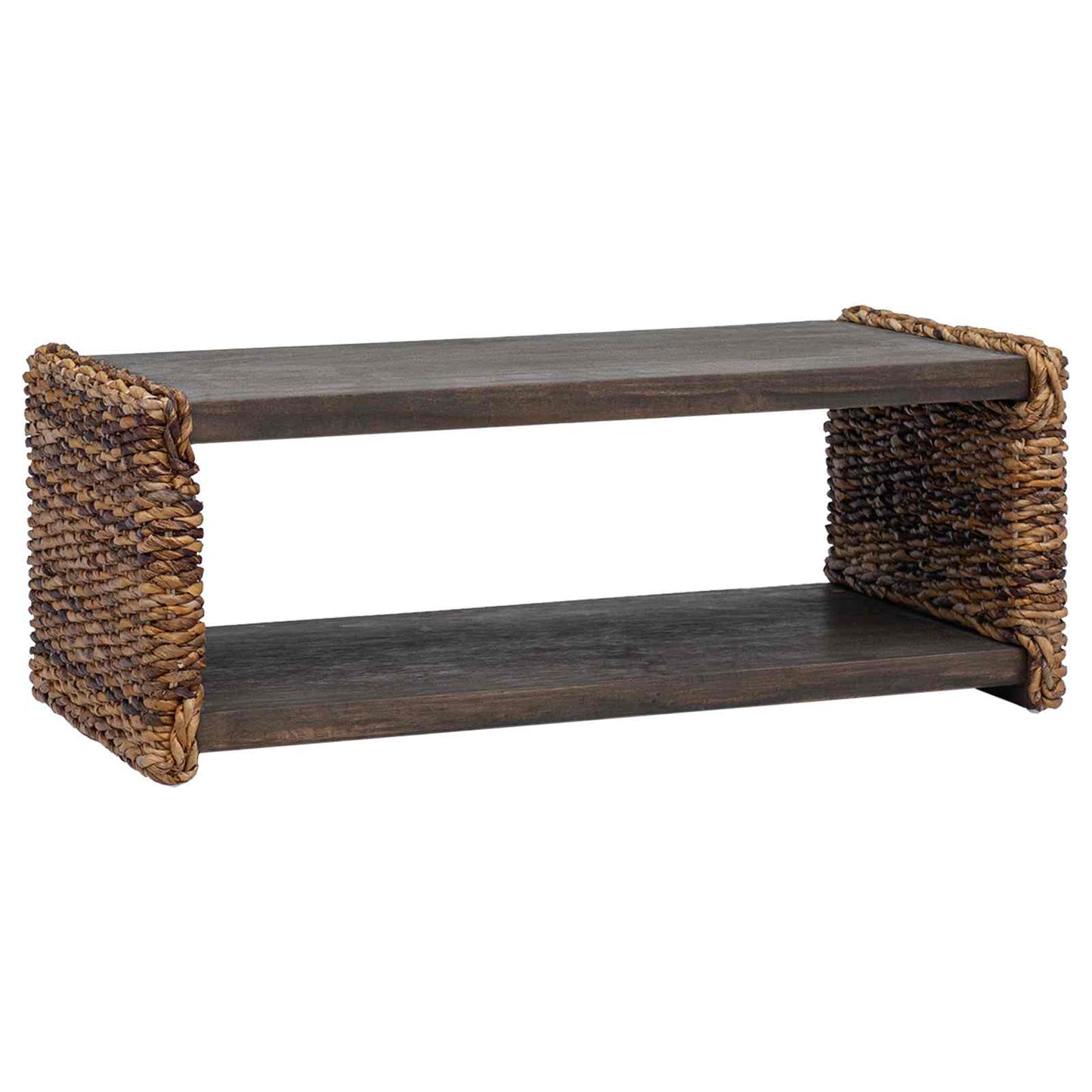 vidaXL Τραπεζάκι σαλονιού Φυσικό 90 x 45 x 35 cm Στερεό ξύλο Μαόνι