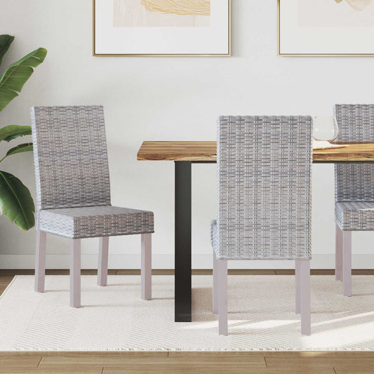 vidaXL Καρέκλα τραπεζαρίας 2 pcs Λευκό πλύσιμο 45 x 54 x 93 εκ