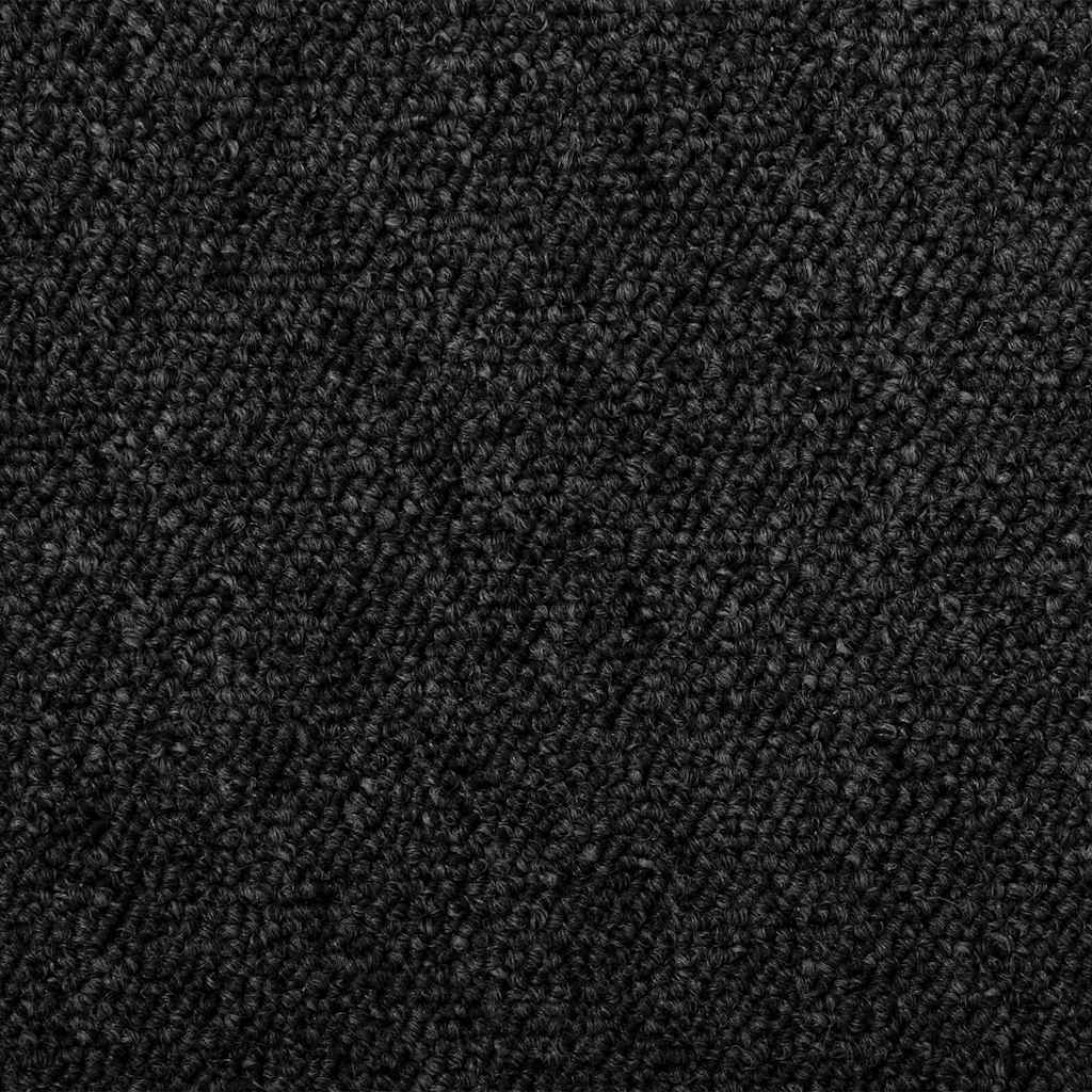 vidaXL Δερμάτινο Χαλί Ανθρακί 100 x 100 cm 100% Πολυπροπυλένιο