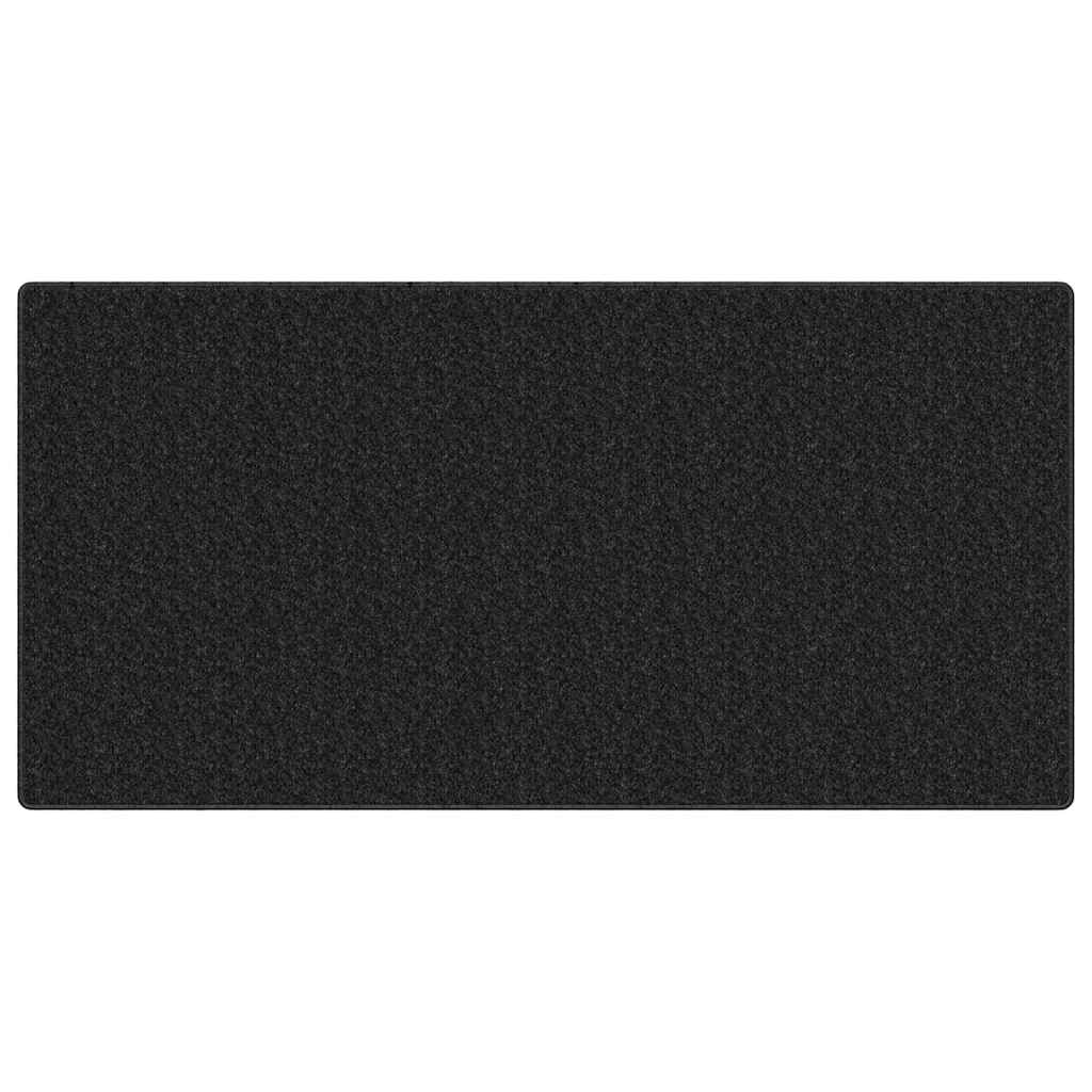 vidaXL Δερμάτινο Χαλί Ανθρακί 100 x 200 cm 100% Πολυπροπυλένιο