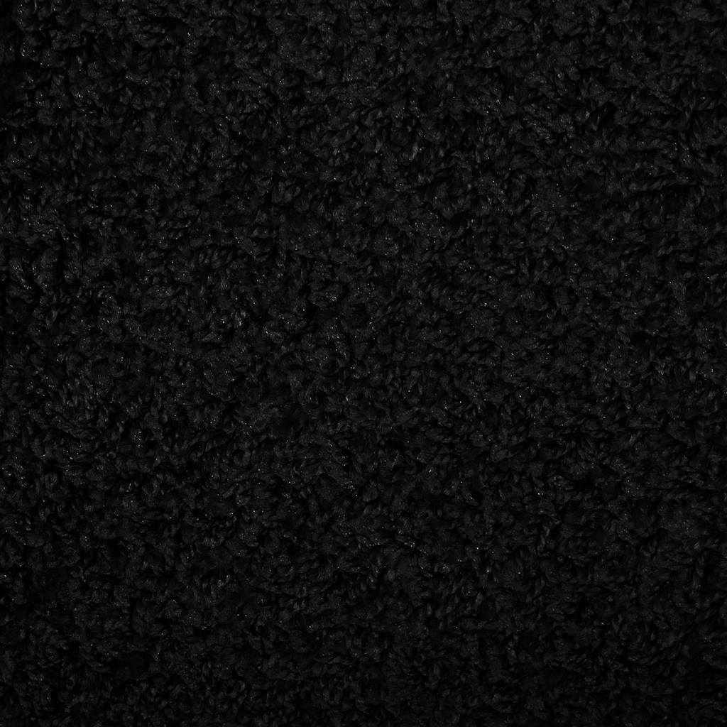 vidaXL Δερμάτινο Χαλί Μαύρο 50 x 250 εκ. 100% Πολυπροπυλένιο Τούφτα