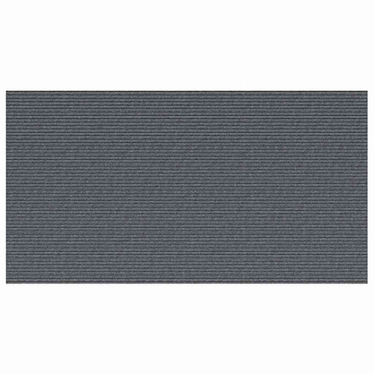 vidaXL Δερμάτινο Χαλί Γκρι 80 x 150 cm ύφασμα