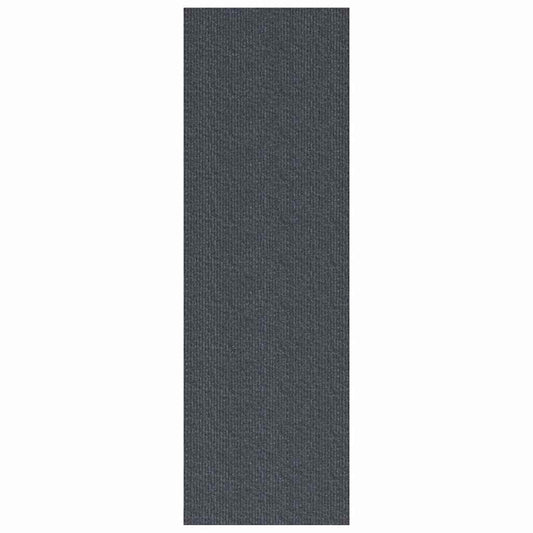 vidaXL Δερμάτινο Χαλί Γκρι 80 x 200 cm ύφασμα