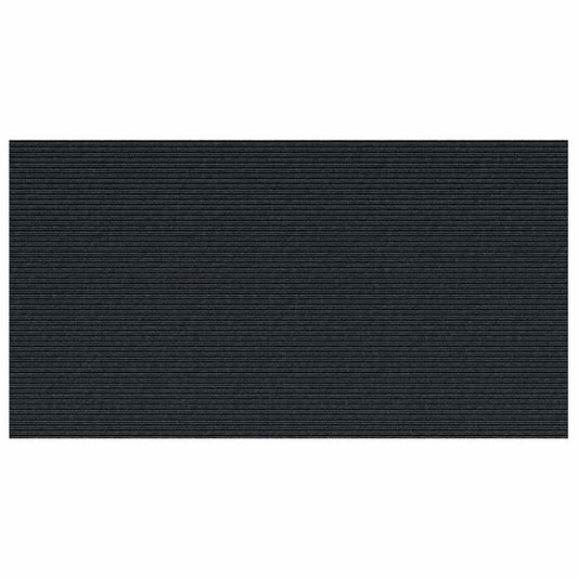 vidaXL Δερμάτινο Χαλί Ανθρακί 80 x 150 cm ύφασμα