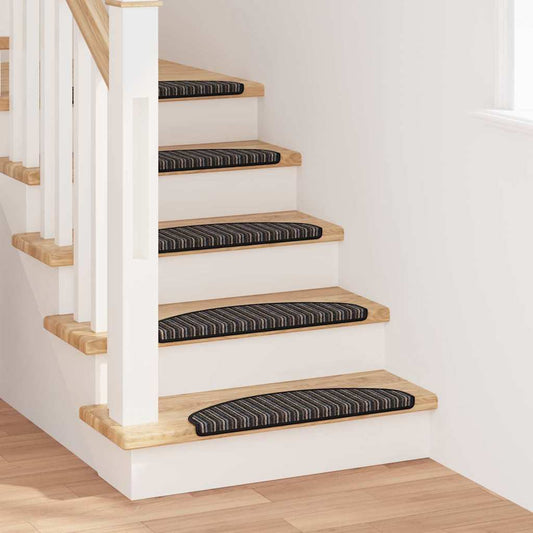 vidaXL Αυτοκόλλητα Ματ Σκαλοπατιών 15 pcs Ανθρακί 65 x 21 x 4 cm
