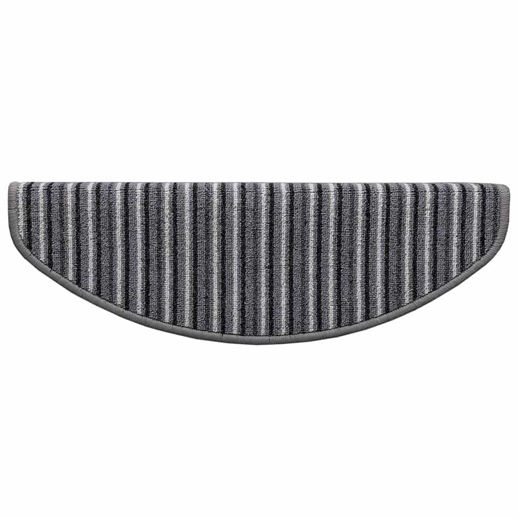 vidaXL Αυτοκόλλητα Ματ Σκαλοπατιών 15 pcs Γκρι 65 x 21 x 4 cm