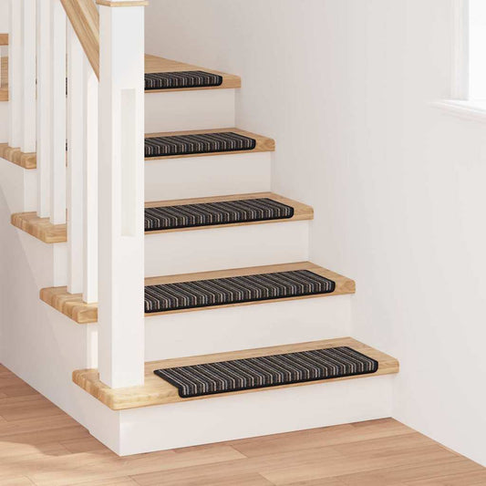 vidaXL Αυτοκόλλητα Ματ Σκαλοπατιών 15 τμχ. 65 x 21 x 4 cm Non-Slip