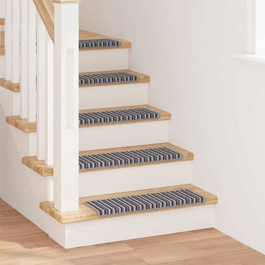 vidaXL Αυτοκόλλητα Ματ Σκαλοπατιών 15 τμχ. 65 x 21 x 4 cm Non-Slip