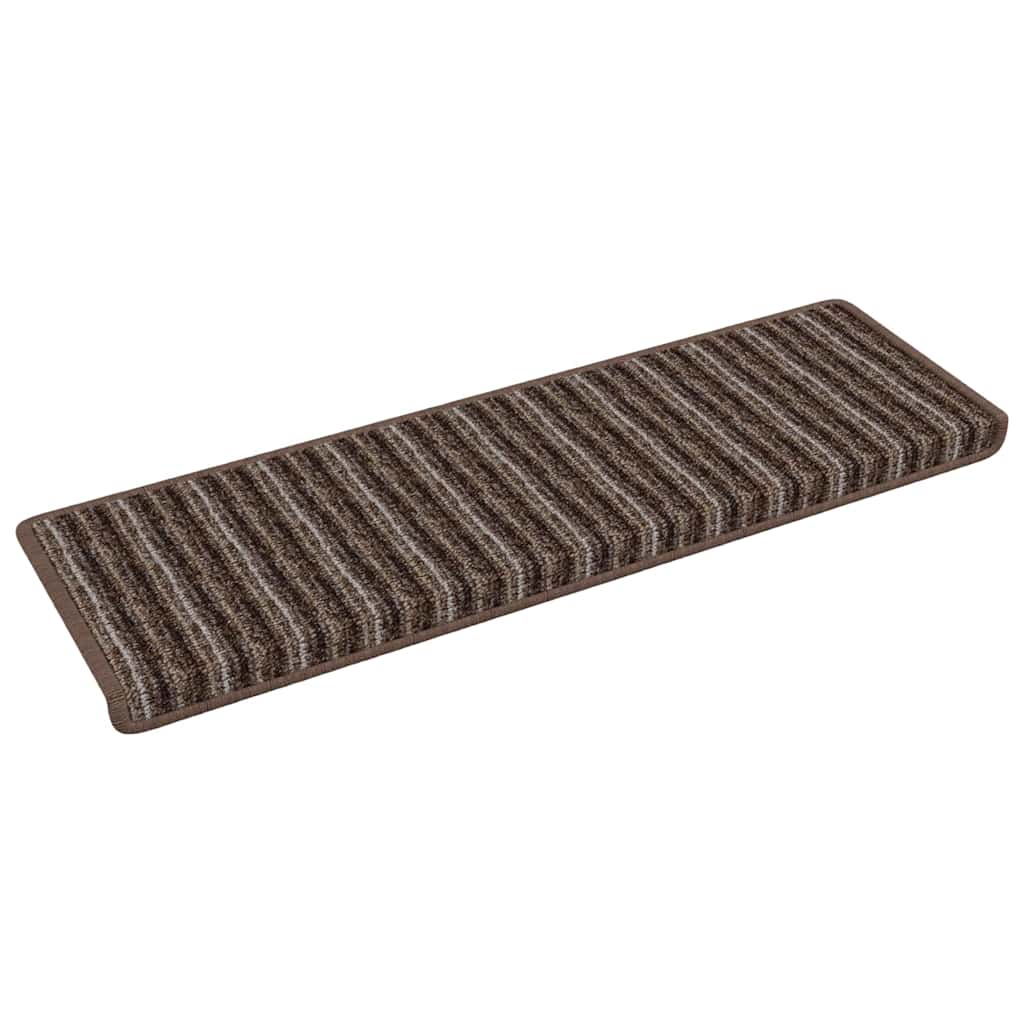 vidaXL Αυτοκόλλητα Ματ Σκαλοπατιών 15 τμχ. 65 x 21 x 4 cm Non-Slip
