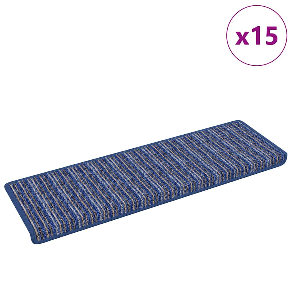 vidaXL Αυτοκόλλητα Ματ Σκαλοπατιών 15 τμχ. 65 x 21 x 4 cm Non-Slip