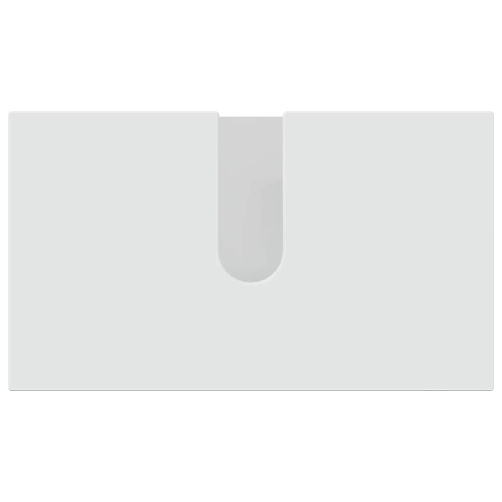 vidaXL Σετ Επίπλων Μπάνιου 2 pcs Γυαλιστερό λευκό 61 x 35 x 64 εκ.