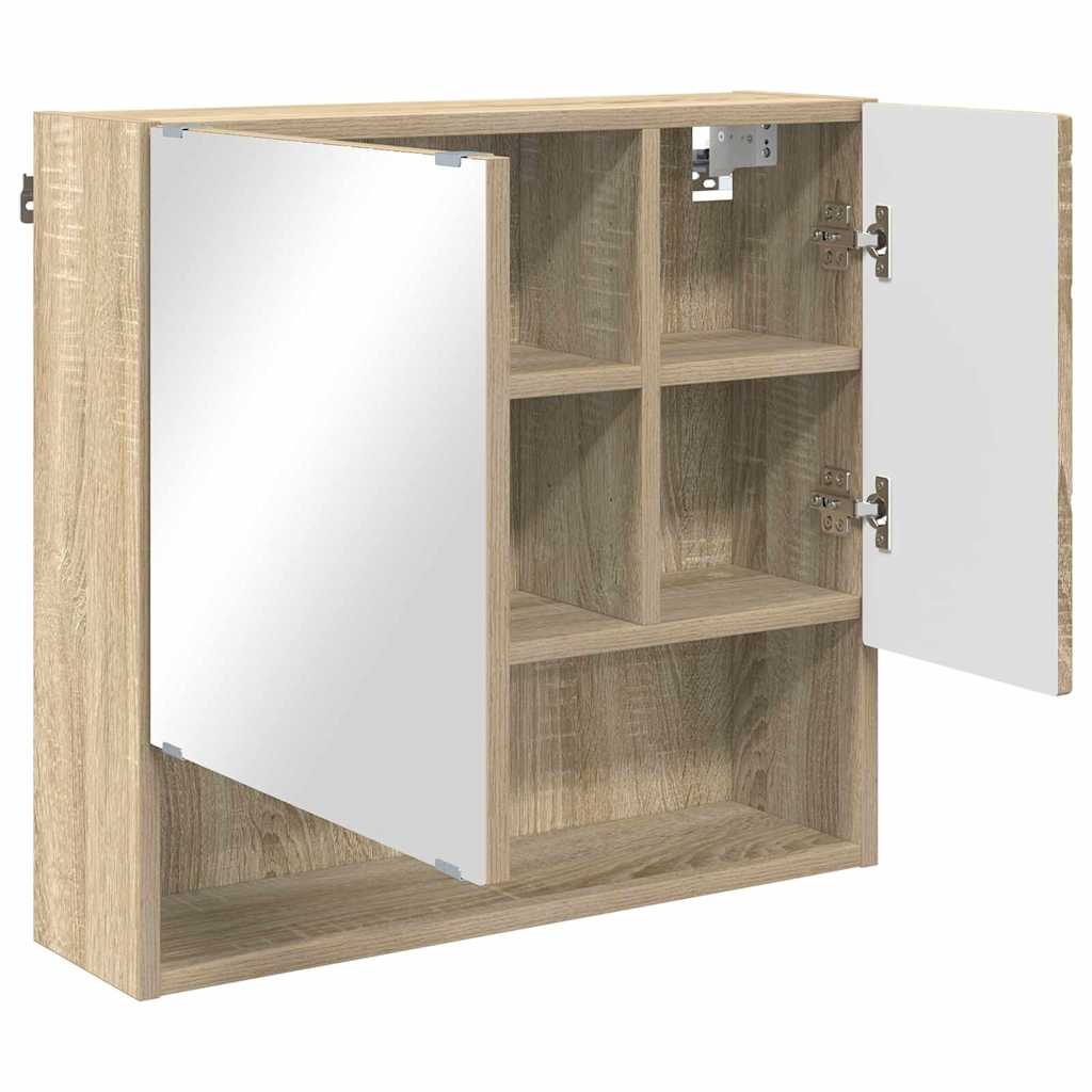 vidaXL Σετ Επίπλων Μπάνιου 3 τμχ. Δρύς Sonoma 61 x 35 x 64 εκ.