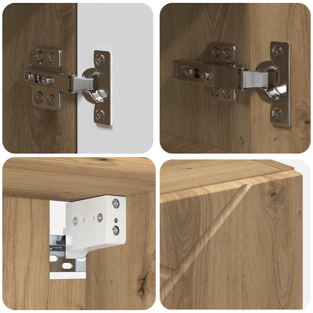 vidaXL Σετ Επίπλων Μπάνιου 4 τμχ. Artisan Oak 61 x 35 x 64 εκ.