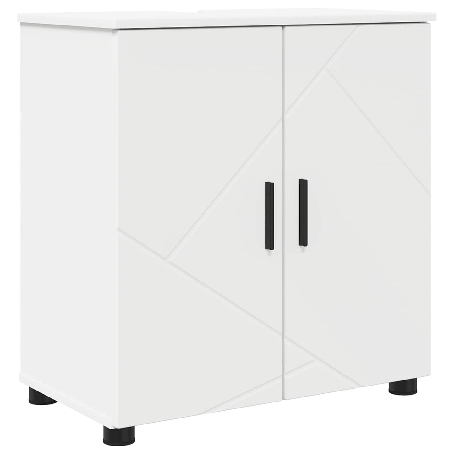 vidaXL Σετ Επίπλων Μπάνιου 5 τμχ. Λευκό 61 x 35 x 64 εκ.