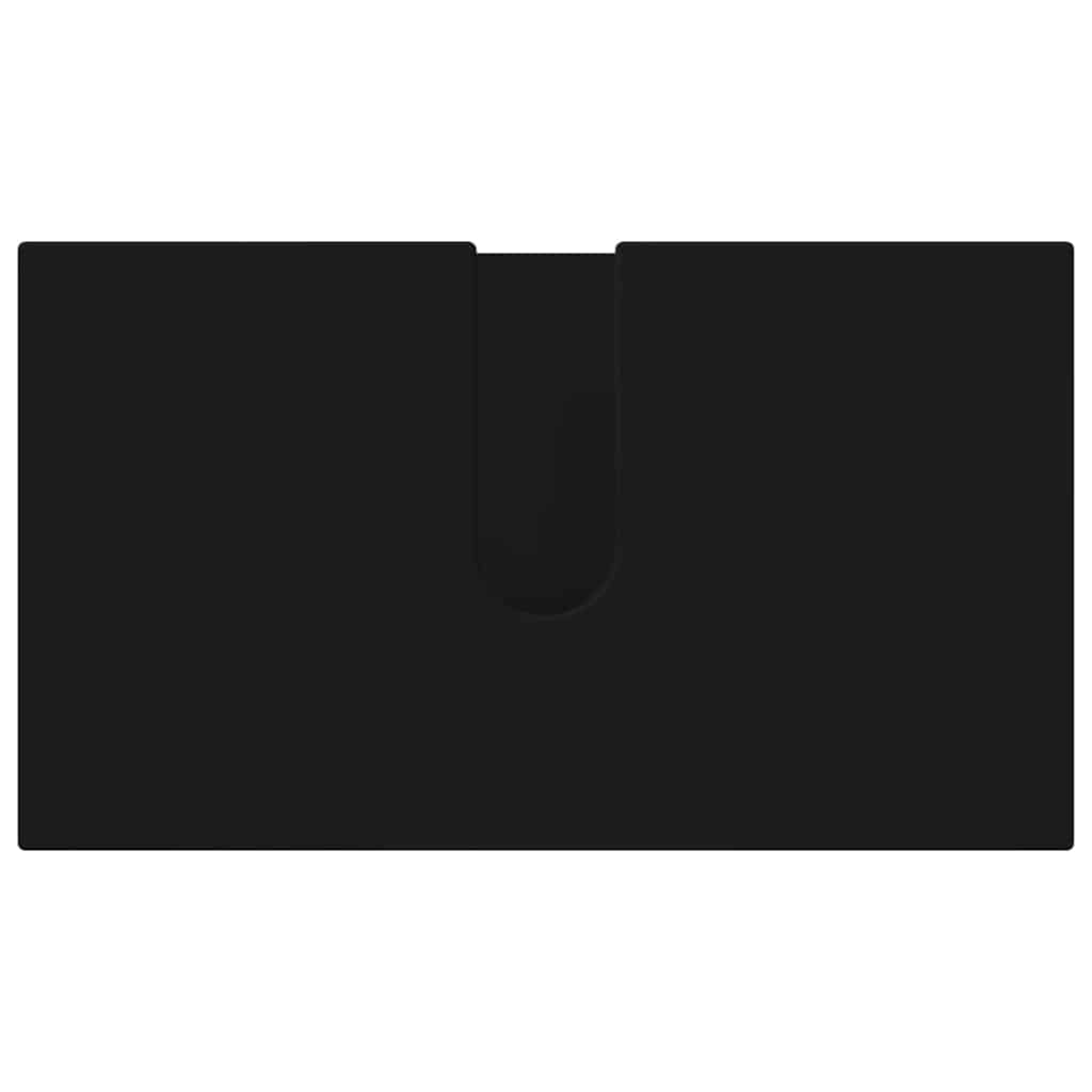 vidaXL Σετ Επίπλων Μπάνιου Επιτοίχιο 4 pcs Μαύρο 61 x 35 x 64 εκ.