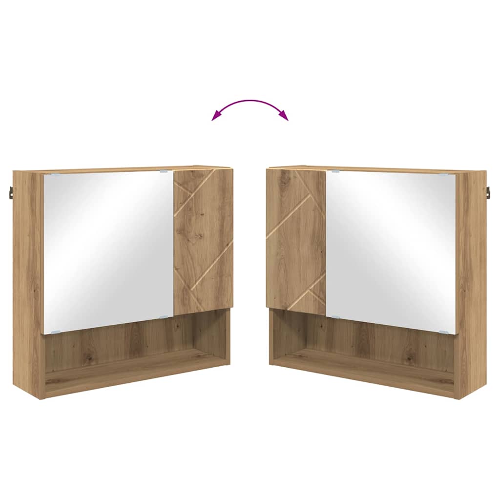 vidaXL Σετ Επίπλων Μπάνιου 4 τμχ. Artisan Oak 61 x 35 x 64 εκ.