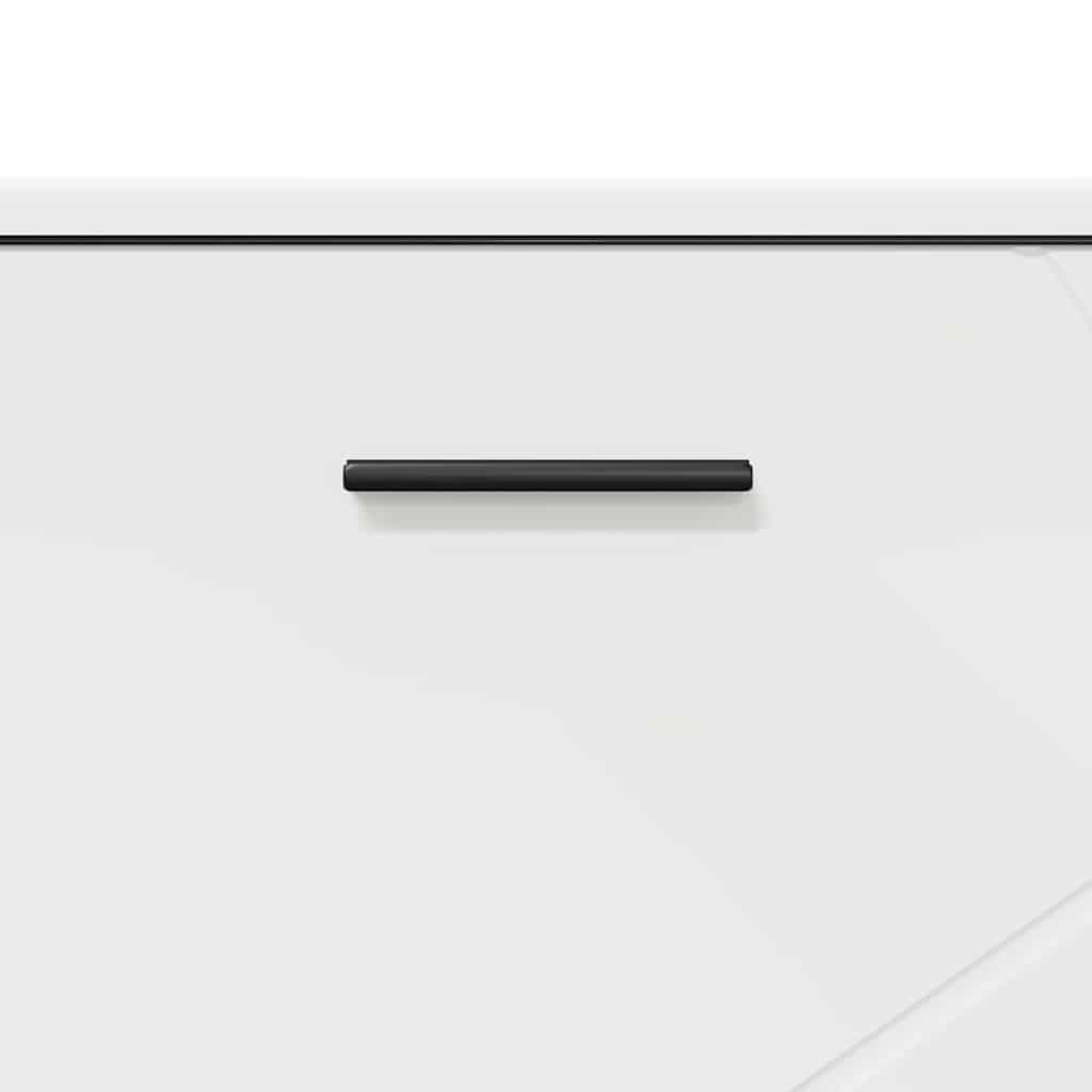 vidaXL Σετ Επίπλων Μπάνιου με συρτάρι 3 pcs Λευκό 76,5 x 35 x 64 εκ